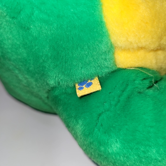 BUILD-A-BEAR Turtle Green w/ Yellow Belly Stuffed Animal Laughs when pressed - Picture 4 of 7